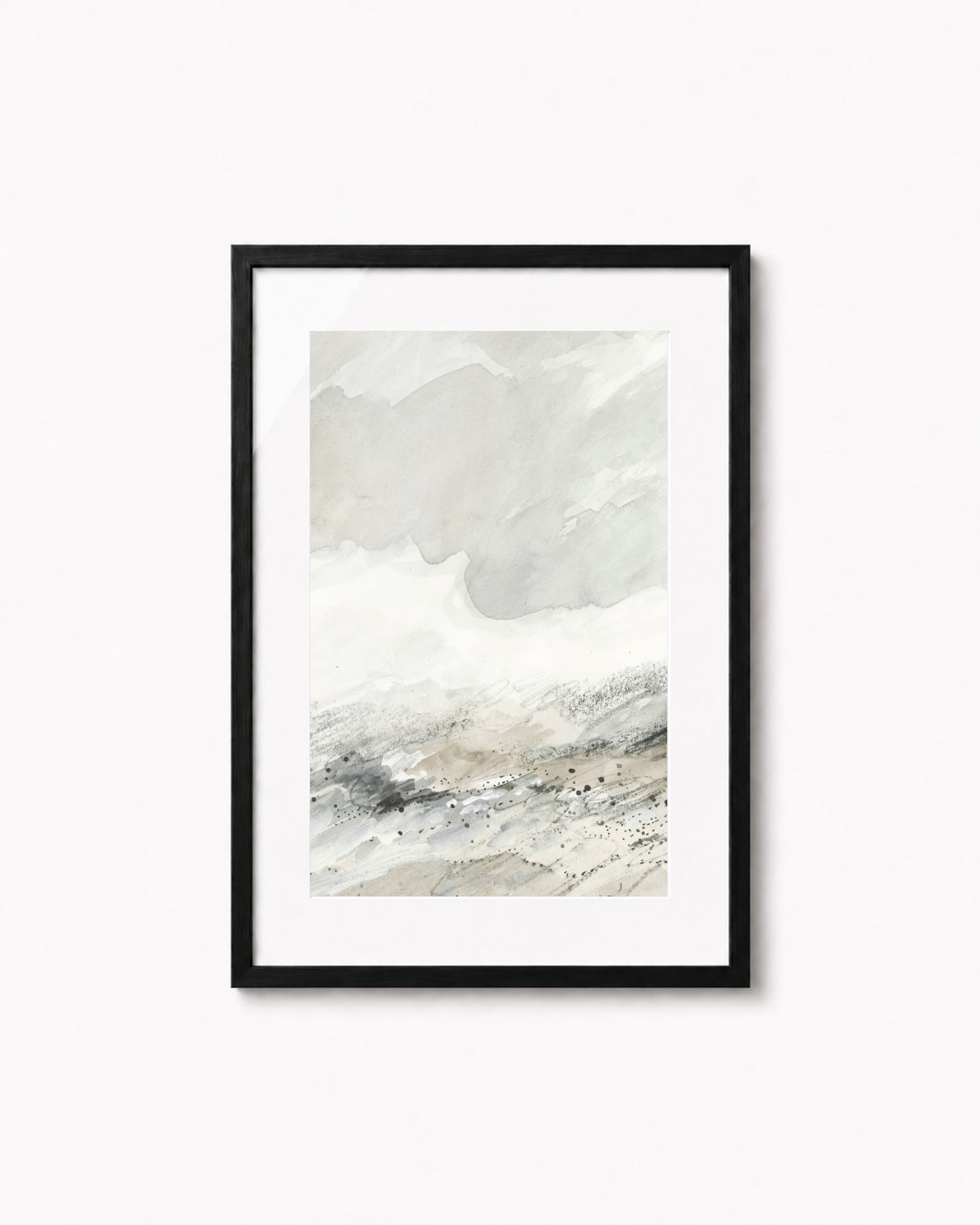 Cuadro abstracto nubes II