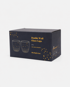 Set vasos doble vidrio - Estrellas azules