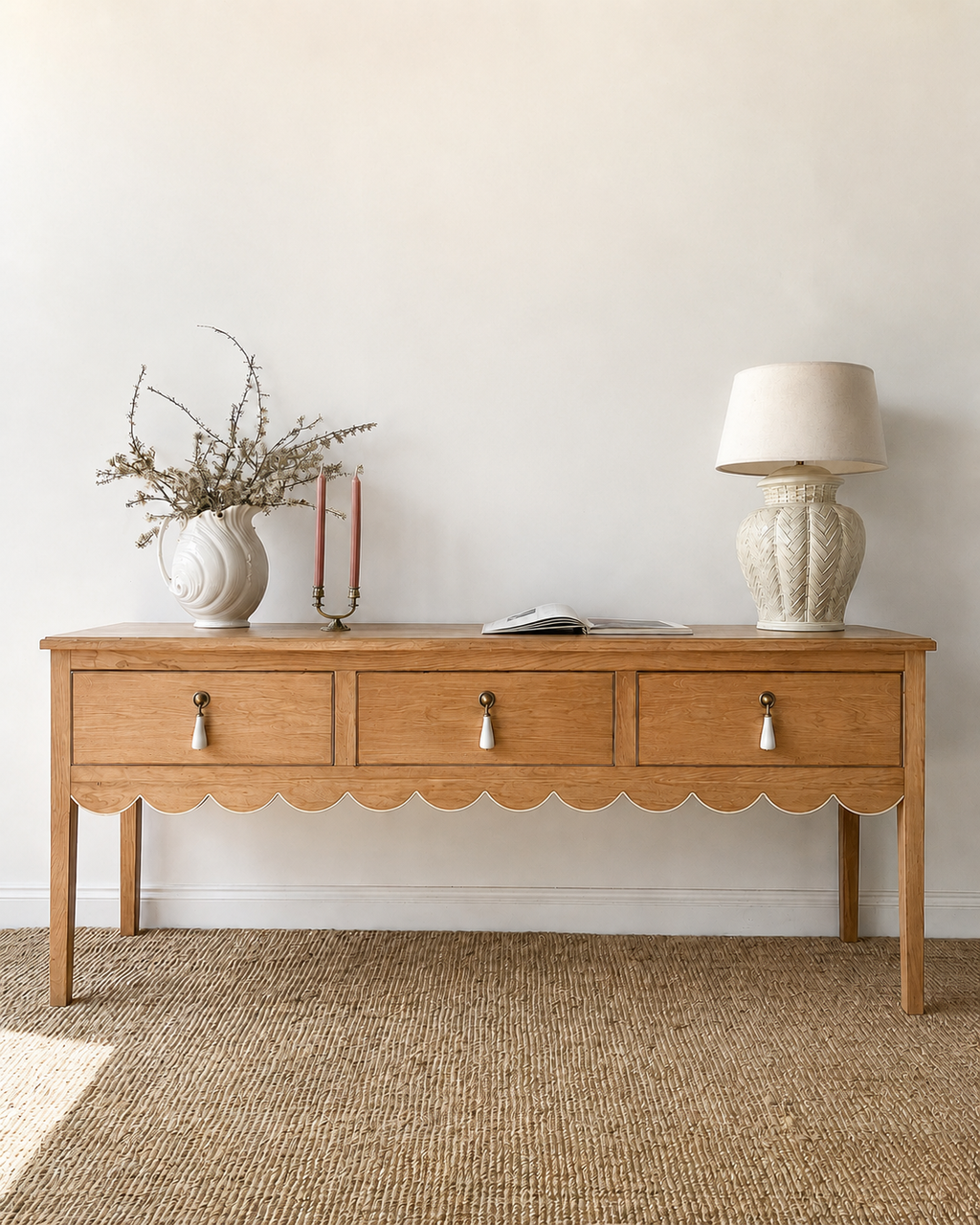 Mesa de arrimo estilo vintage Laura