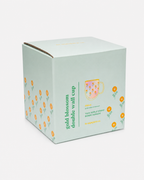 Taza doble vidrio gold blossom