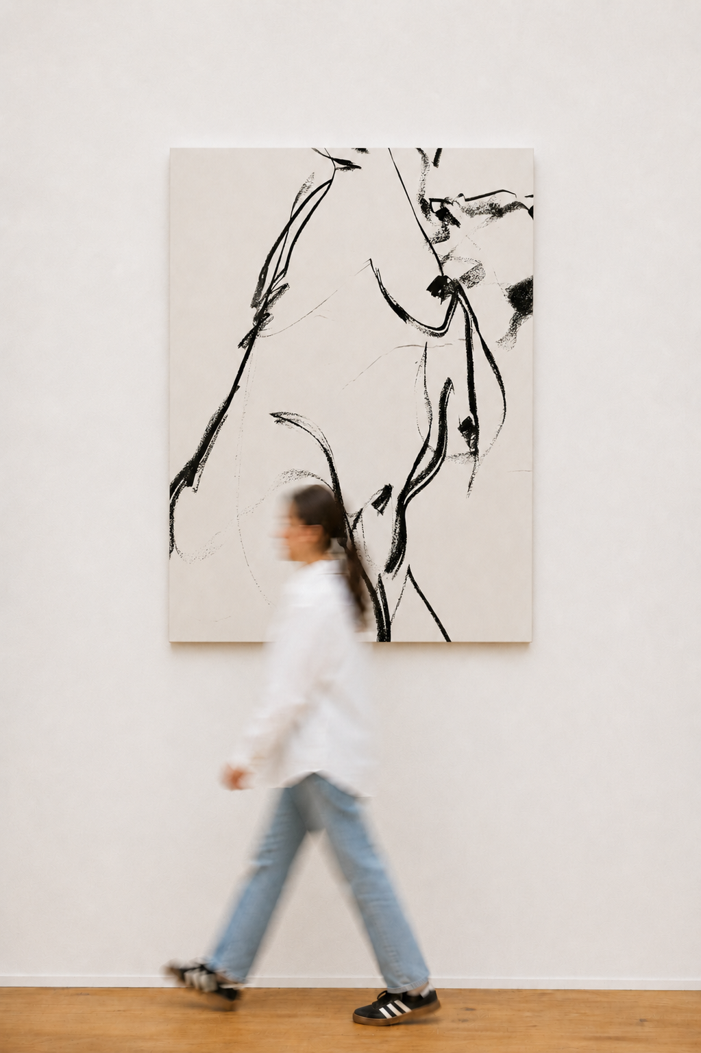 Canvas XL Figura humana sketch I