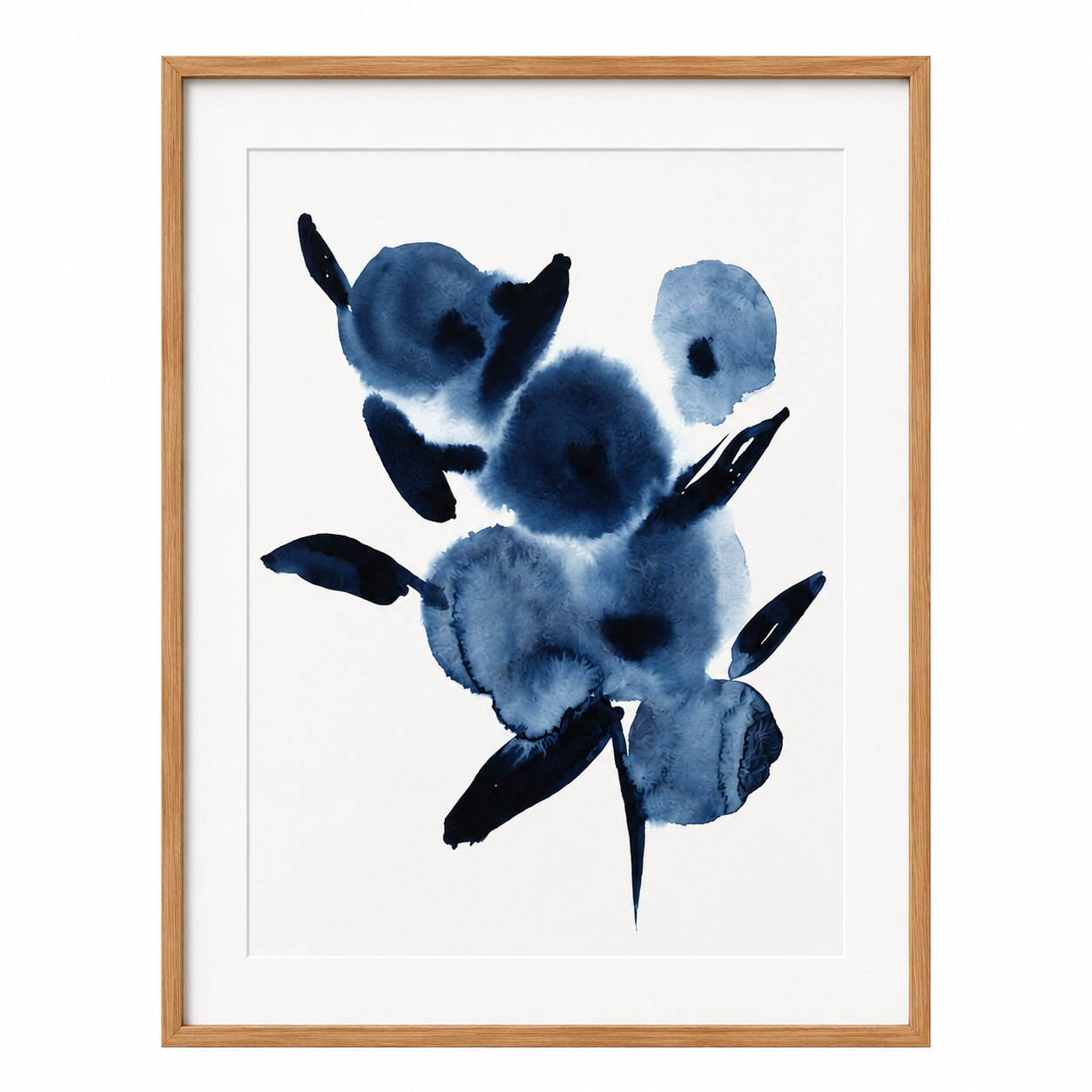 Cuadro Flor azul 01
