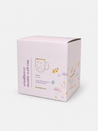 Taza doble vidrio windflower