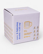 Rays & Lightning Taza Doble Vidrio