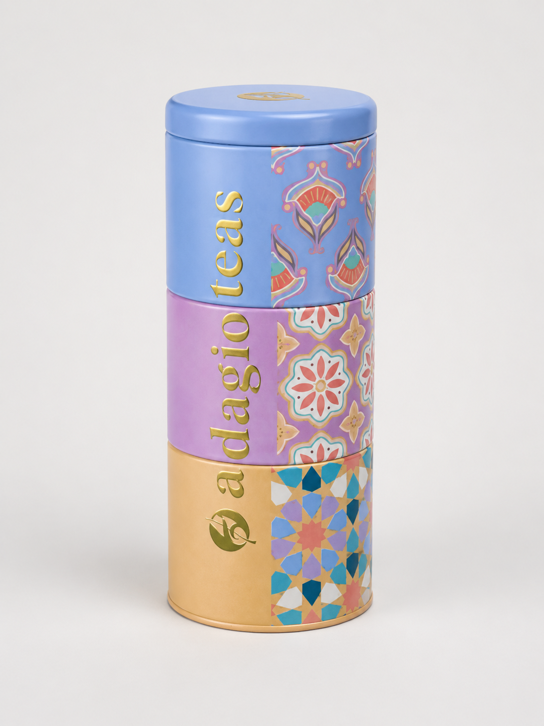 Triple Tin - Latita de tés mosaicos