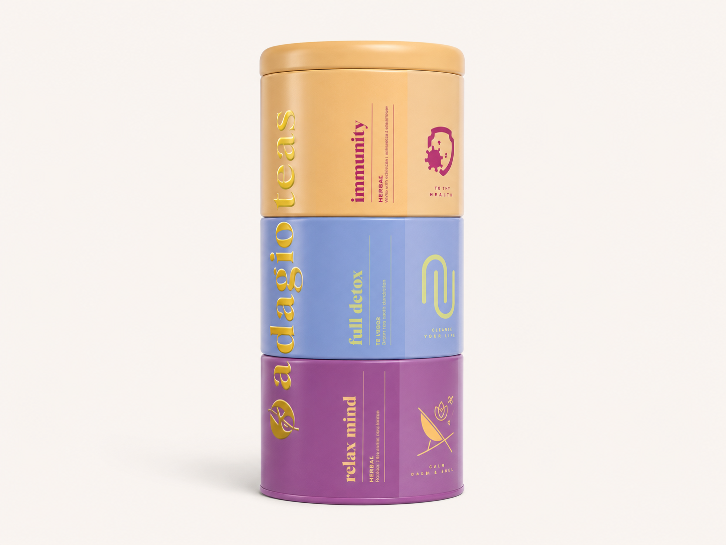 Triple Tin - Latita de tés salud
